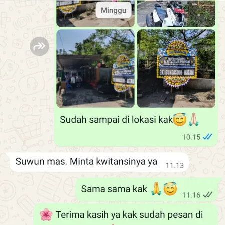 Pengiriman Papan Bunga Duka Beji Ui