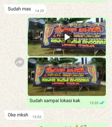 Pengiriman Papan Bunga Beji Ui