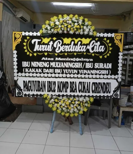 Papan Bunga Duka Beji Ui