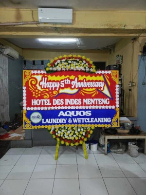 Papan Bunga di Beji Ui